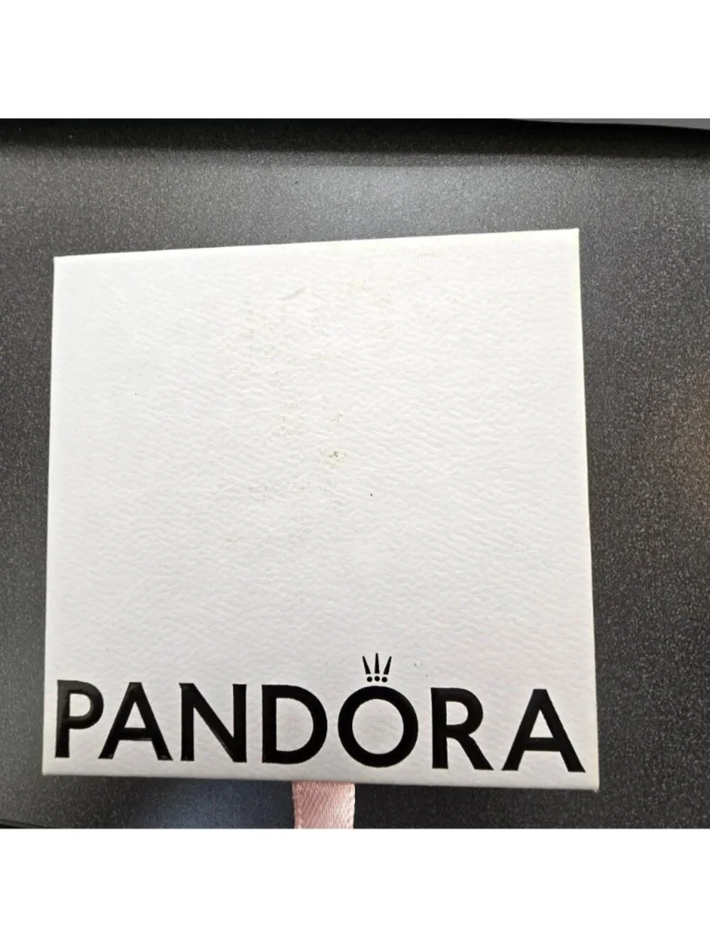 Pandora Jewelry Box Set - Peach & White Gift Boxes With Logos VR9013